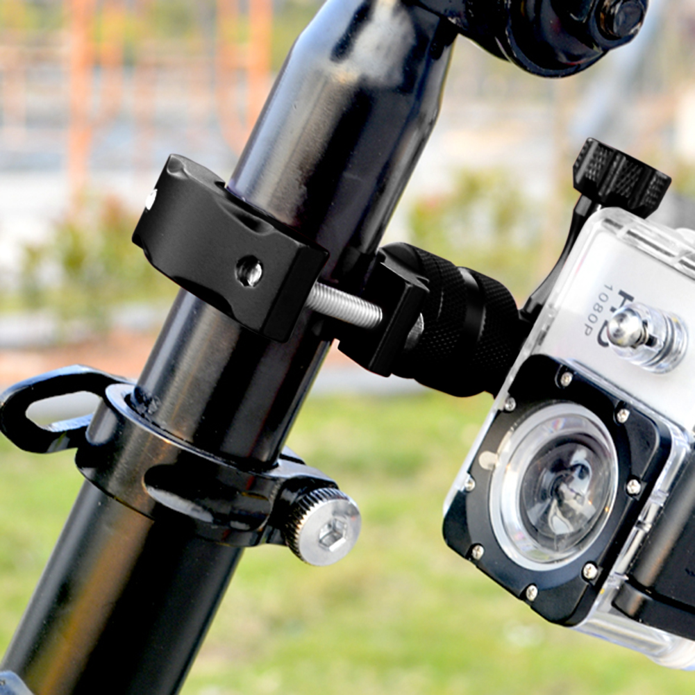 [yuexinghui] Zubehör Aus Aluminiumlegierung: 360-grad-fahrradklemme, Motorradhalterung Und Handyhalterung (schwarz)