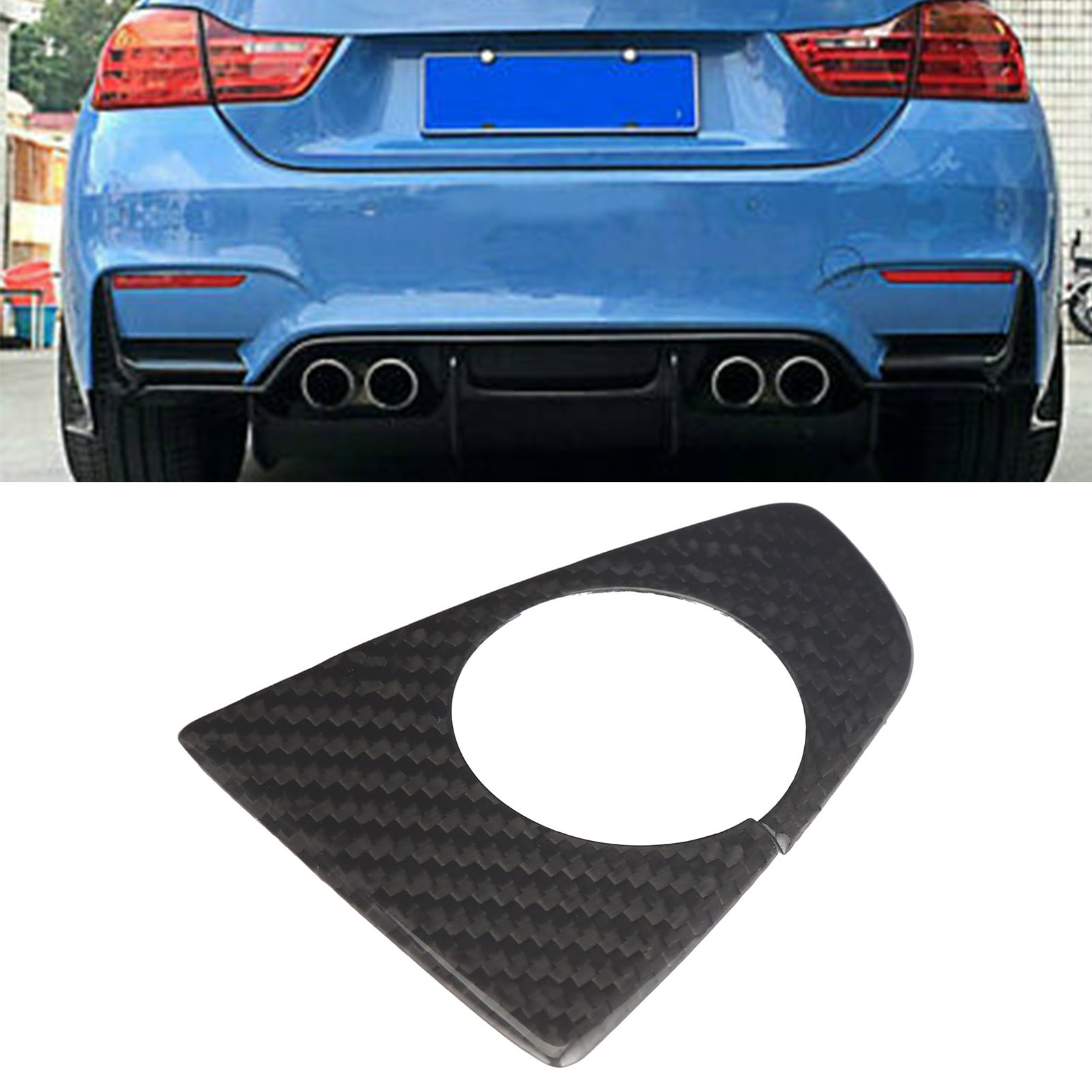 Fahrzeugmodifikation: Innenverkleidung Der Schalthebelbasis Bmw M3/m4 2014-2019 Mit Linker Seitenverkleidung Aus Echtem Carbon.
