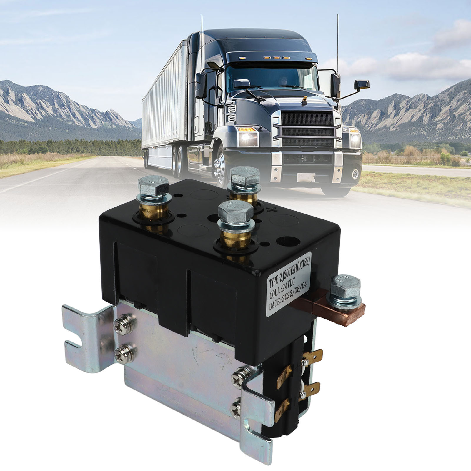 24v 200a Wendeschütz/magnetventil Typ Dc182. Geeignet Für Elektromotoren Von Elektrofahrzeugen Wie Gabelstaplern Und Flughafenschleppern.