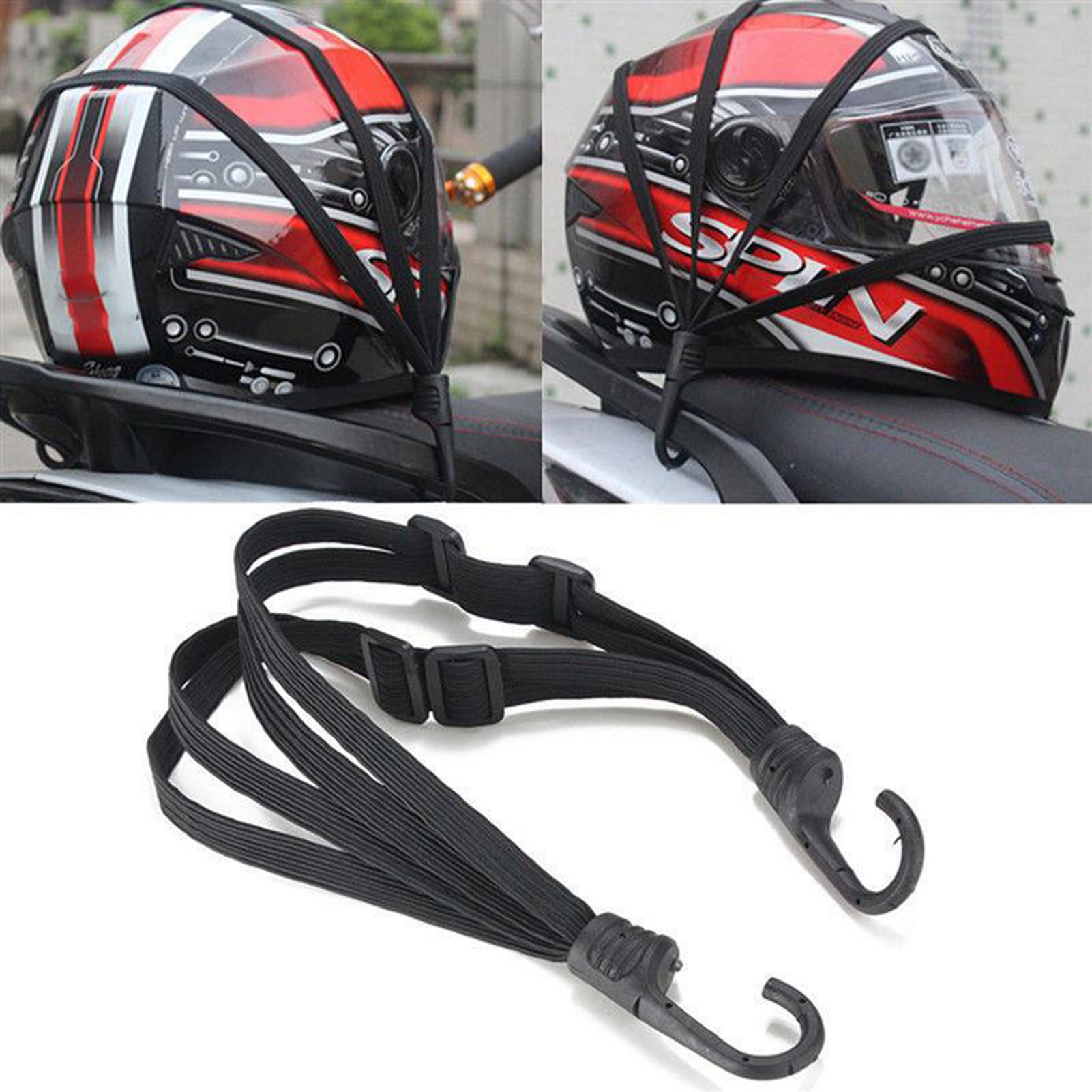 (exklusiv Für Südostasien) Motorradhelm-kordel 60 Cm/90 Cm, Helmriemen, Unverzichtbares Zubehör Für Motorradreisen, Länge: 90 Cm
