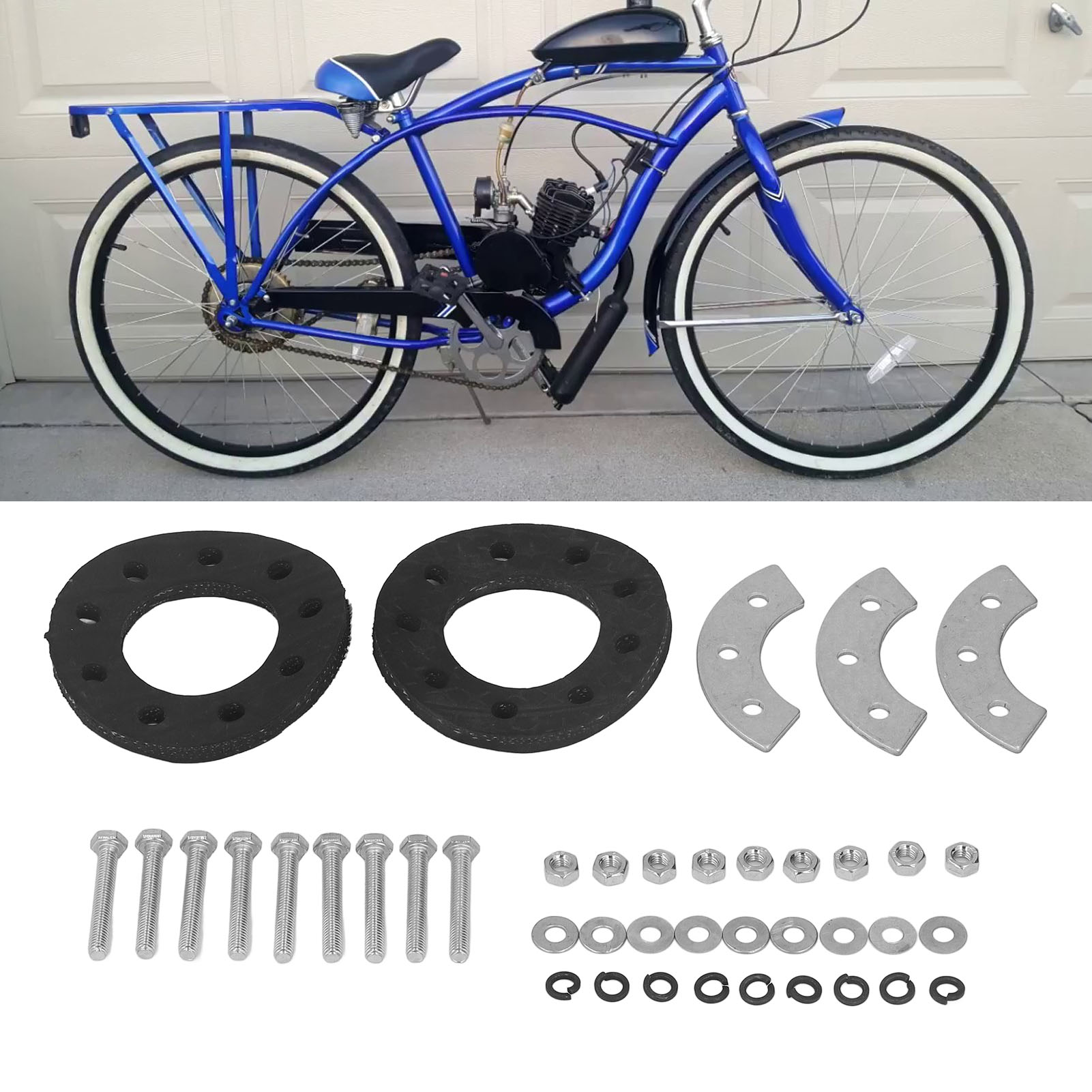 Gummipad-set Für 9-loch-kettenradhalterung Für 50-cm³- Und 80-cm³-motoren