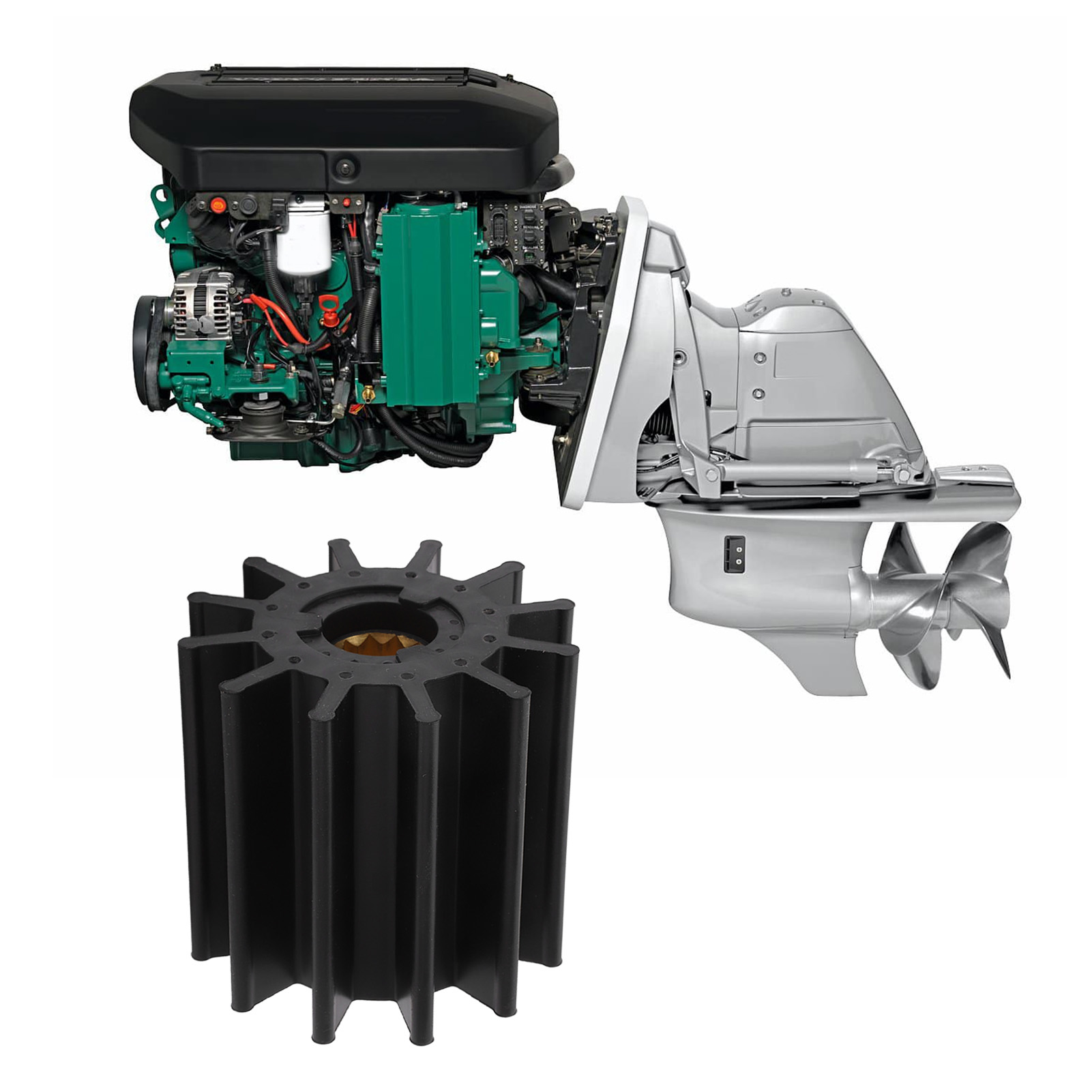 Die Wasserpumpenturbine Ist Mit Jabsco 17936-0001 Kompatibel.