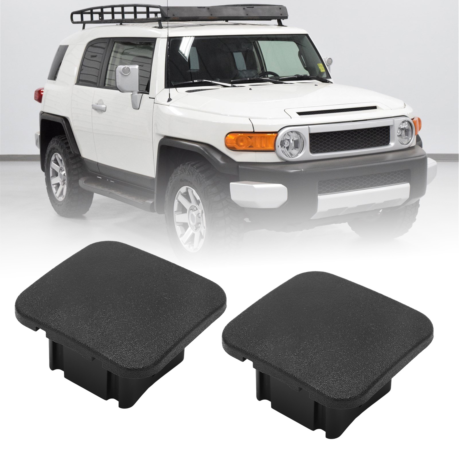 Set Mit 2 Schutzkappen Für Anhängerkupplungen Für Toyota Highlander 2000-2023 (oe: Pt228-35960-hp)