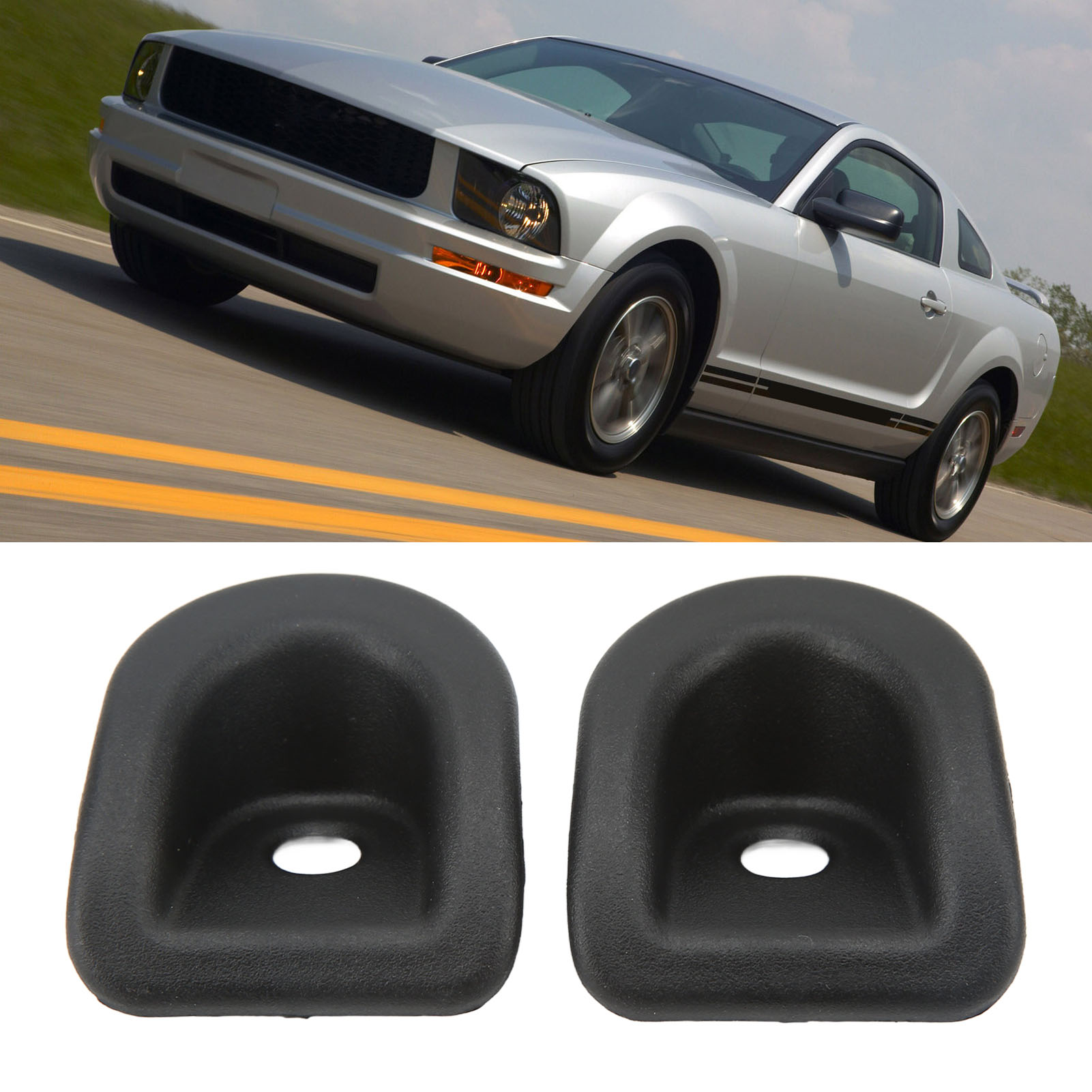 Türverkleidungsgummis Links (fahrerseite) 7r3z-63220a51-ac Für Ford Mustang 2006-2014, Schwarz