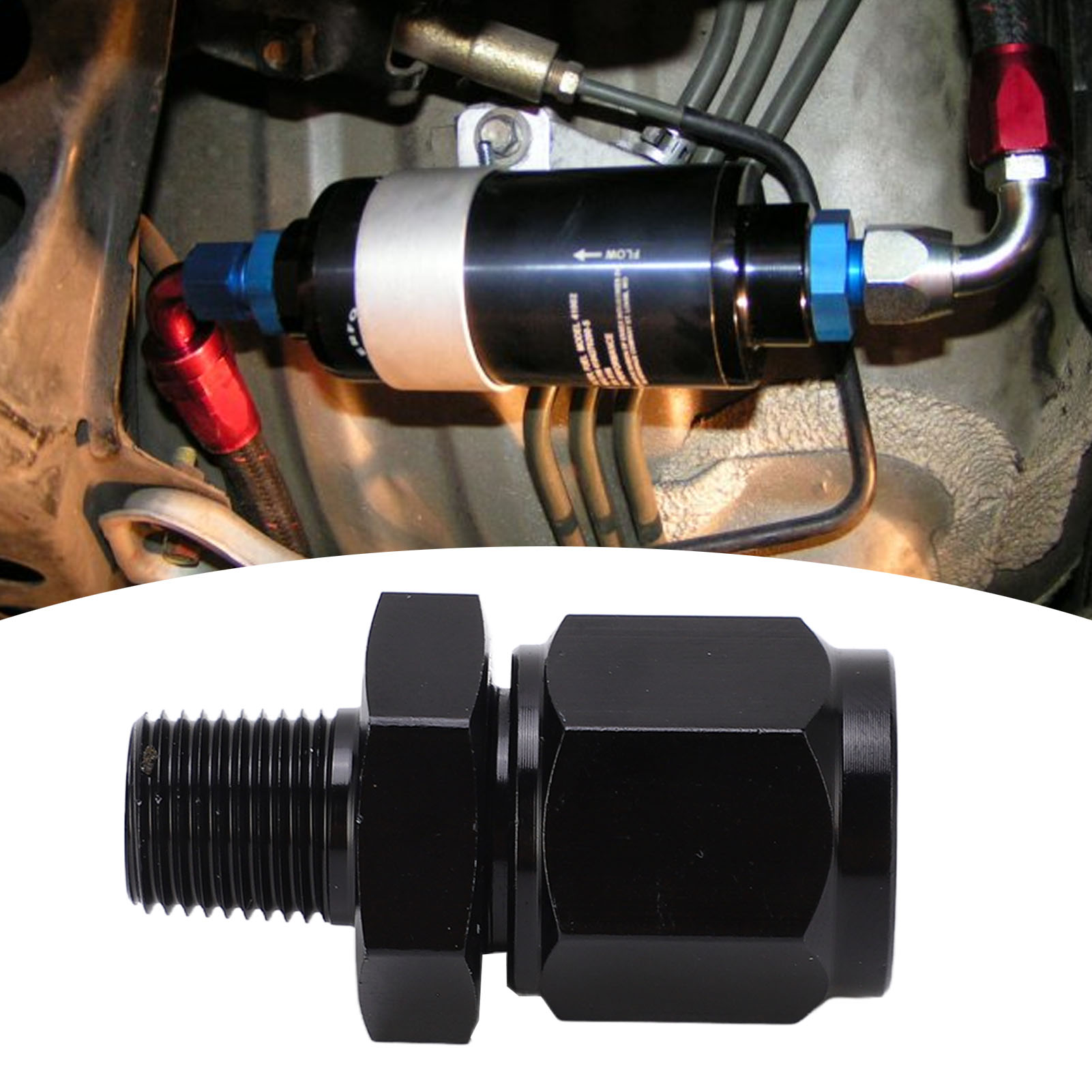 Es Werden Fünf An6-innengewinde-auf-1/8-npt-außengewinde-adapterverbinder Verkauft (an6 - 1/8 Npt).
