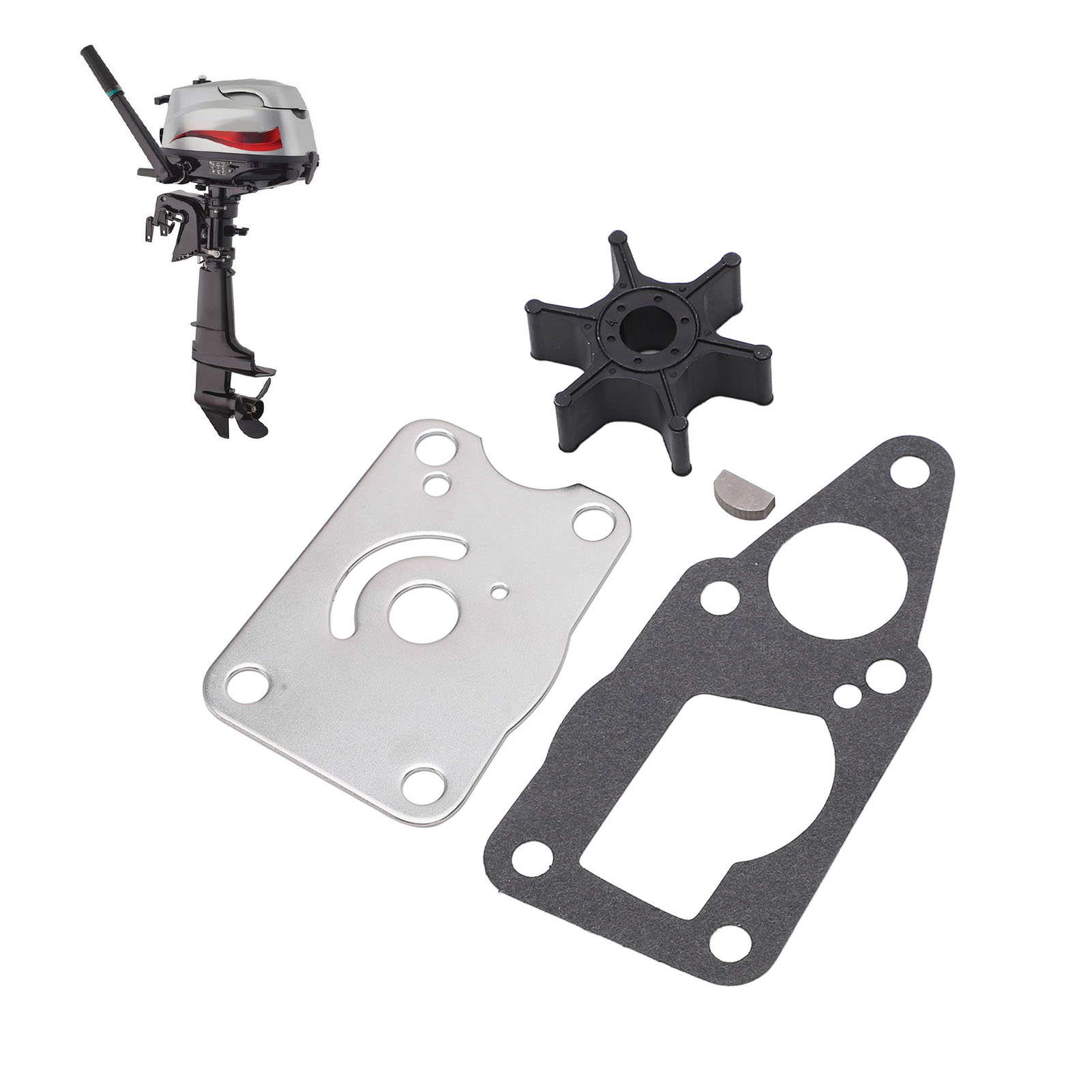 Wasserpumpen-impeller-kit 17400-98661 Für Suzuki 4, 5 Und 6 Ps 4-takt-außenbordmotoren