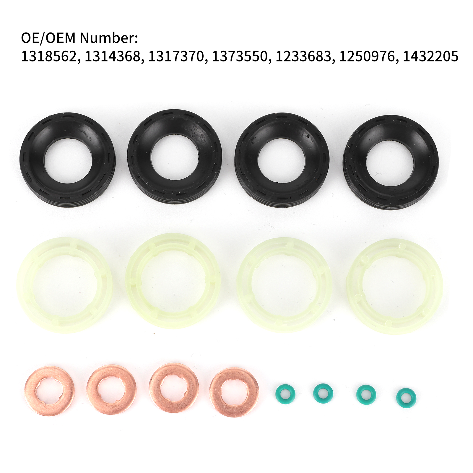 O-ring-dichtungssatz Für Diesel-einspritzdüsen Für Peugeot Citroën Ford Volvo 1314368