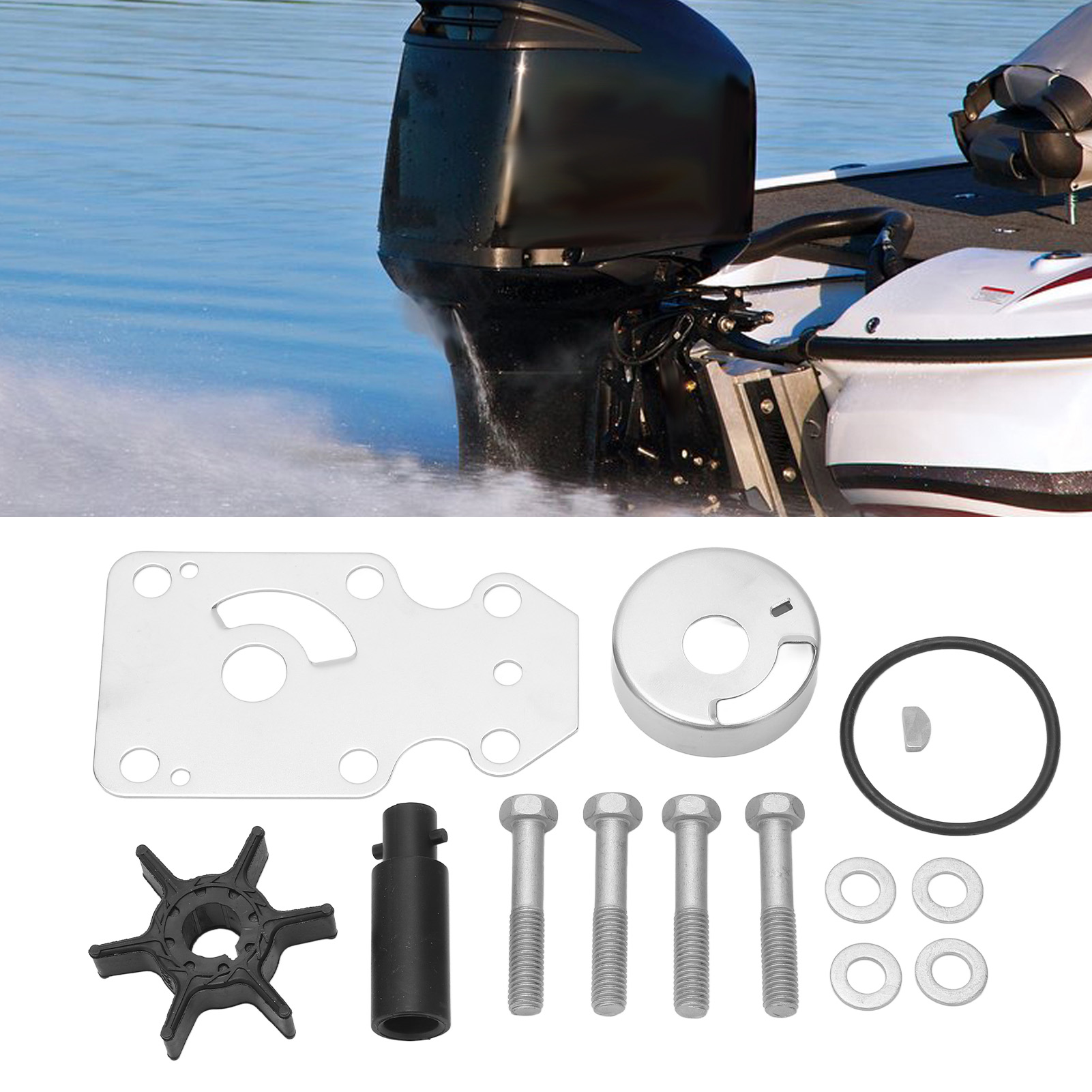Wasserpumpen-reparatursatz Für Außenbordmotor 69g-w0078-00 Für Yamaha 8 Ps Und 9,9 Ps Außenbordmotoren.