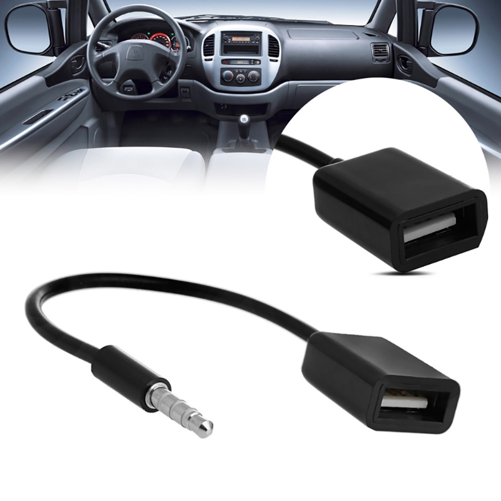 [yuexinghui] Auto-mp3-adapterkabel Mit Usb-buchse Auf 3,5-mm-klinkenstecker