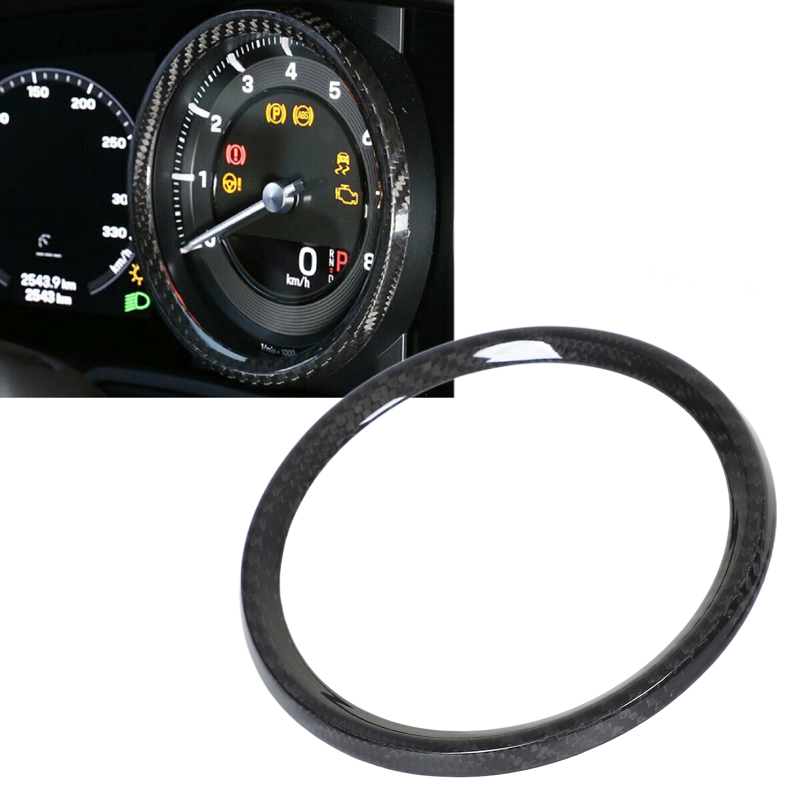 Zierleisten Aus Kohlefaser Für Das Armaturenbrett Des Porsche 911 992 (2019-2022)