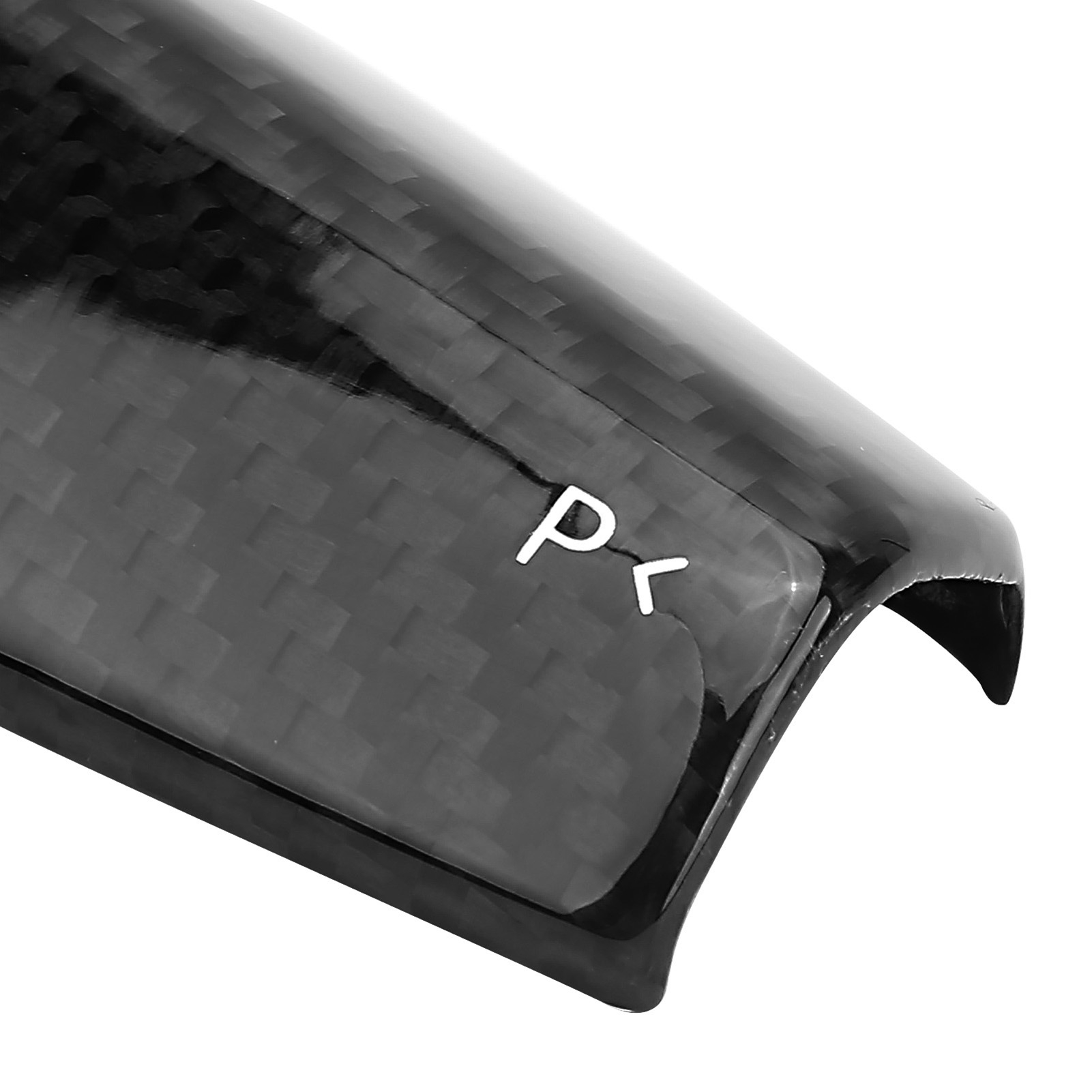 Schaltwippen Und Lichtschalter Aus Kohlefaser Für Tesla Model 3 2017-2020 (schwarz)