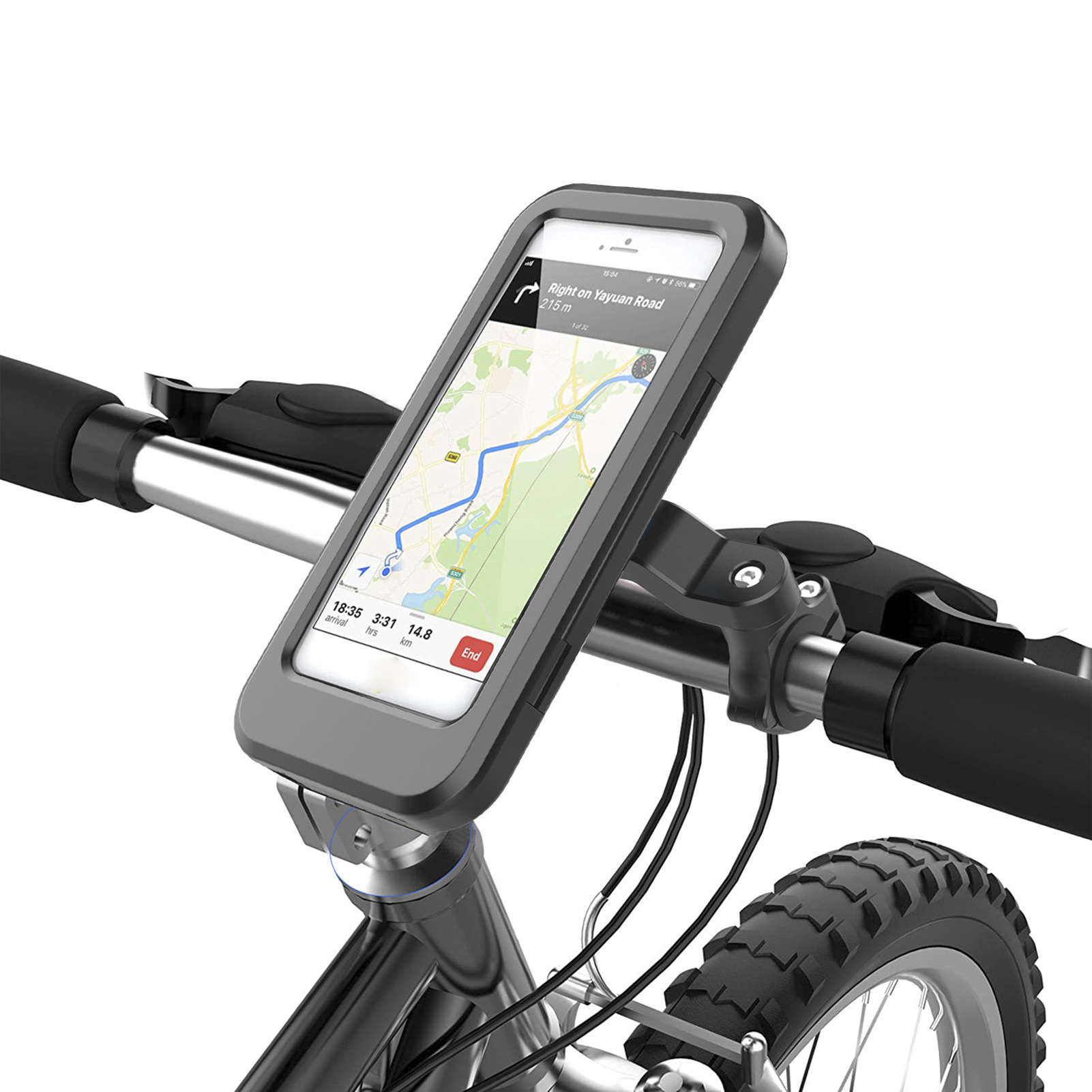 (exklusiv In Südostasien Erhältlich) Ipx4 Wasserdichte Handyhalterung Für Fahrrad Und Motorrad, Regenfeste Handyhülle, Handytasche Für Fahrradnavigation