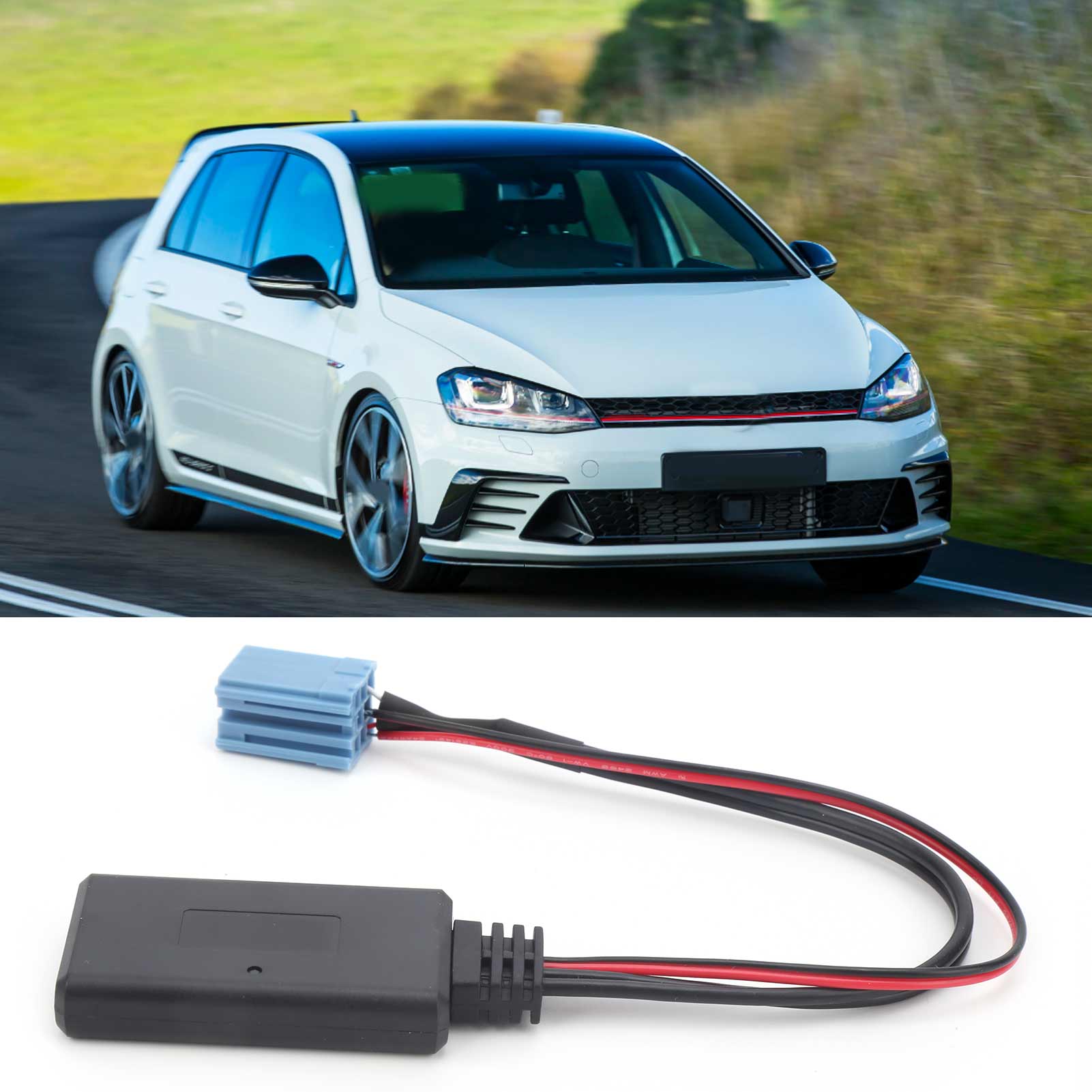 8-poliger Bluetooth-aux-audioeingangsadapter Für Vw Golf Passat B5 Bora Polo Blaupunkt (nr. 36)