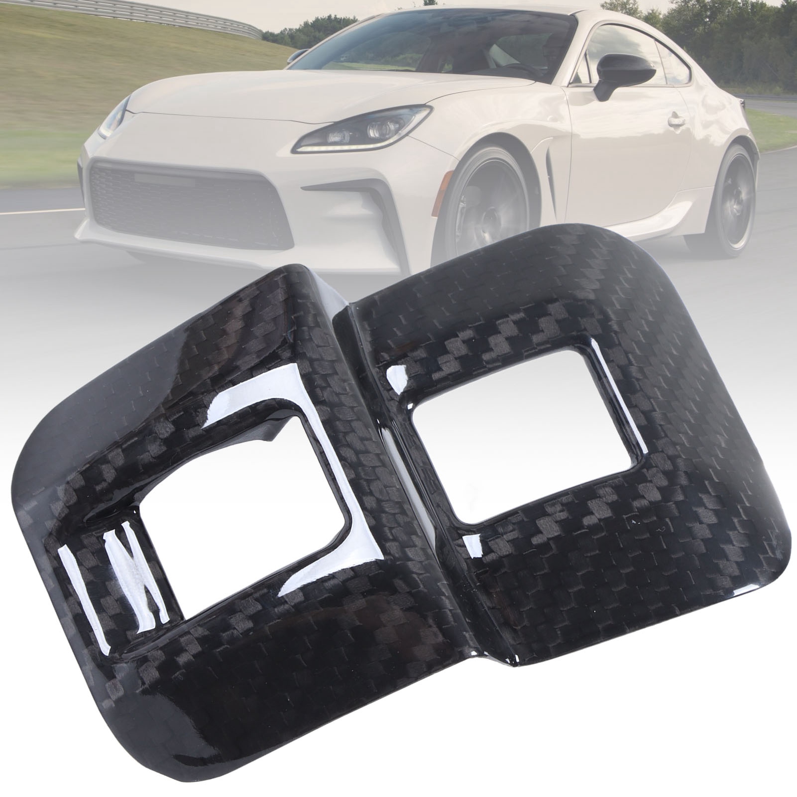Dekorativer Aufnäher Für Den Rahmen Des Heckklappenschalters, Hergestellt Aus Echter Kohlefaser, Passend Für Toyota Gr86/subaru Brz Zn8/zd8 2022+ (oc11520).