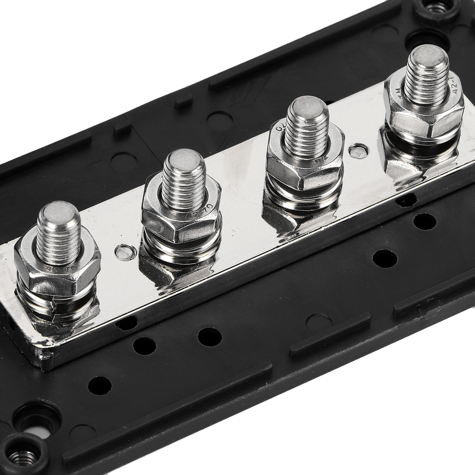 Stromschienen-verteilerkasten Für Automobile Und Schiffe, 300 A 48 V Dc, Universell Für Freizeitfahrzeuge (schwarz)