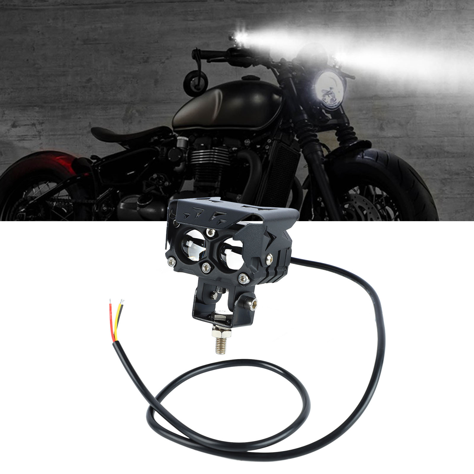 (exklusiv In Mexiko Erhältlich) Led-motorradscheinwerfer, Zweifarbige Beleuchtung Für Elektrofahrzeuge Und Pkw, Arbeitsleuchte Für Den Außenbereich, Led-umrüstsatz Für Pkw, Grenzüberschreitender Vertr