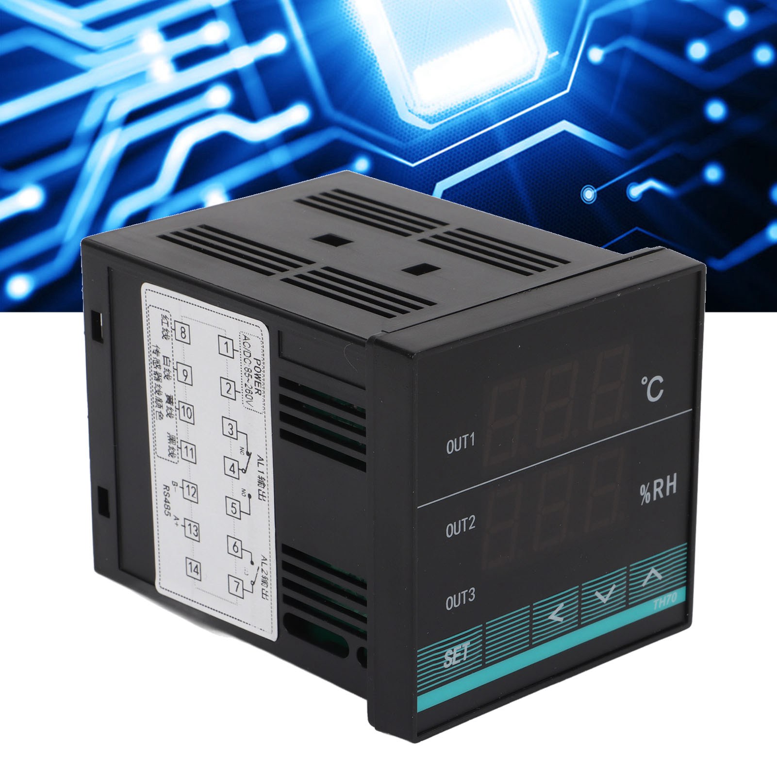 Digitaler Temperaturregler 85–260 V, Digitaler Feuchtigkeitsregler, Konstanttemperatur- Und Feuchtigkeitsregler