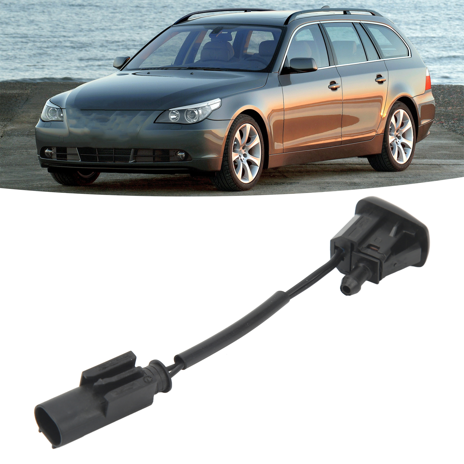 Motorhaubenwaschdüse Zur Reinigung Der Motorhaube 61667046060, Passend Für Bmw 5er E60 E61.
