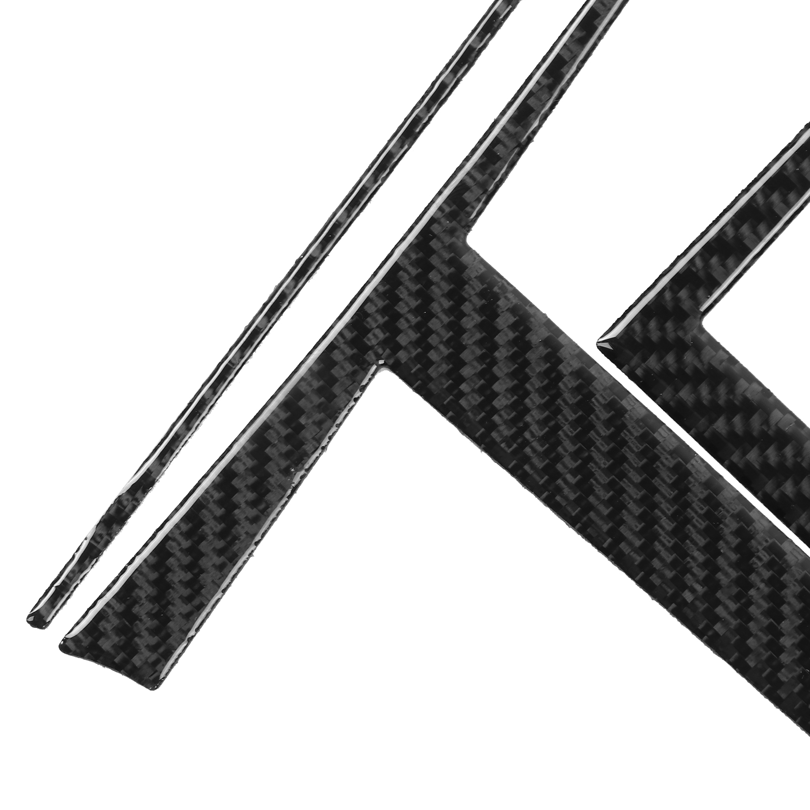 Modifikationen Für Toyota Prius 2012-2015: Displaypanel Aus Kohlefaser, Zierleistensatz Für Die B-seite, 7-teiliges Rechtslenker-kit.