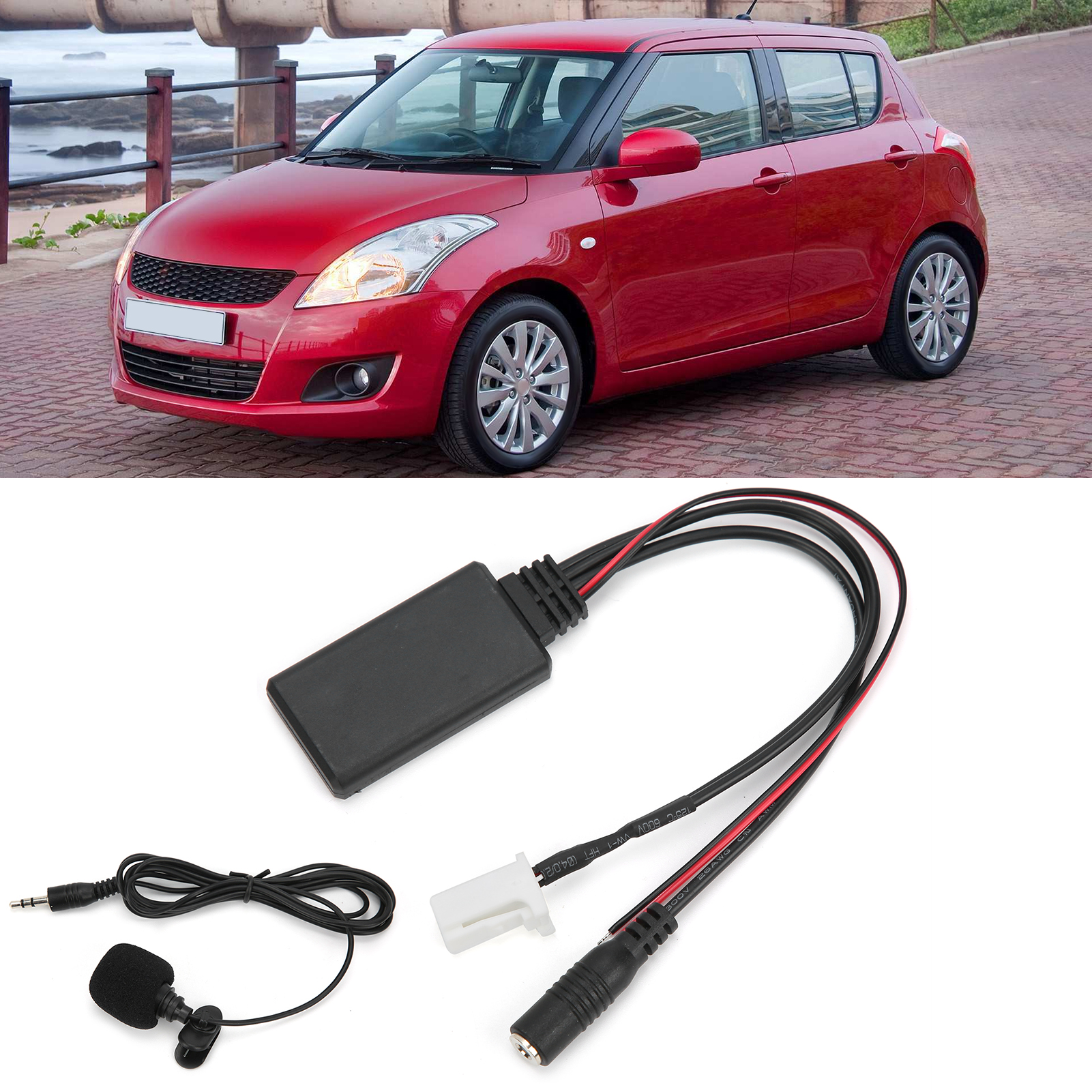 Bluetooth-aux-audioeingangsadapter Für Smartphone-anrufe, Freisprechmikrofonkabel Für Suzuki Swift/vitra/jimni (nr. 38)