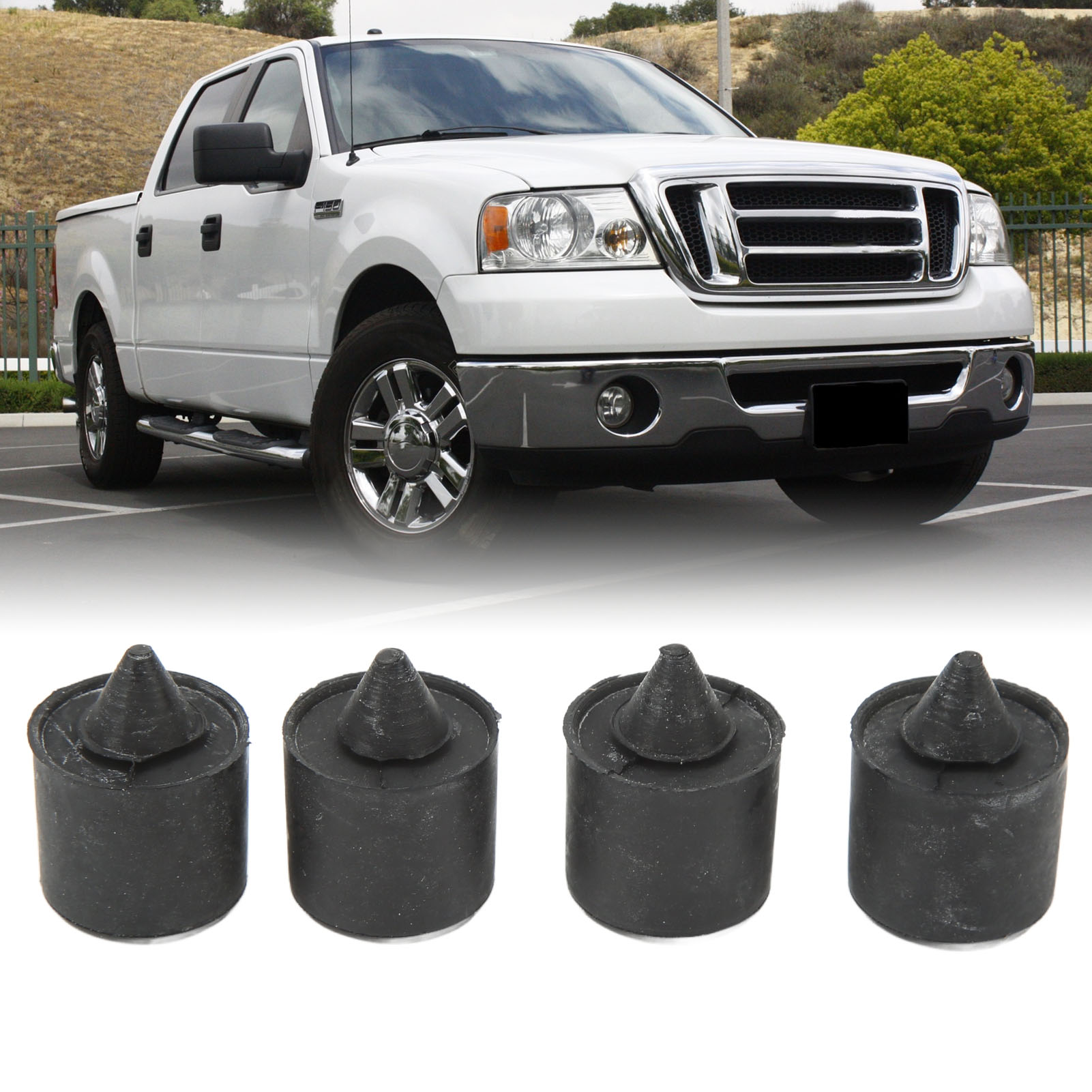 (4 Stück) 16,5 Mm Gummi-türstopper Für Den Außenbereich, Passend Für Ford F-150 2004-2008
