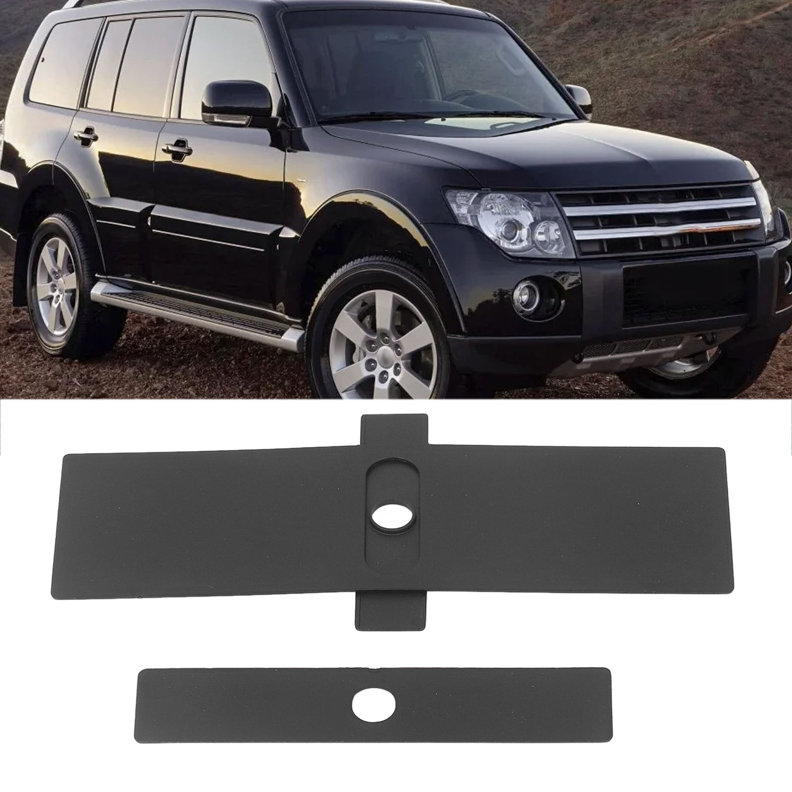 Set Mit 2 Teilen: Staubschutzabdeckung Für Die Schaltkulisse, Zierleiste Für Die Schaltkulisse. Für Mitsubishi Pajero V87, Montero V77. (teilenummern: 8015a066, 8015a065)