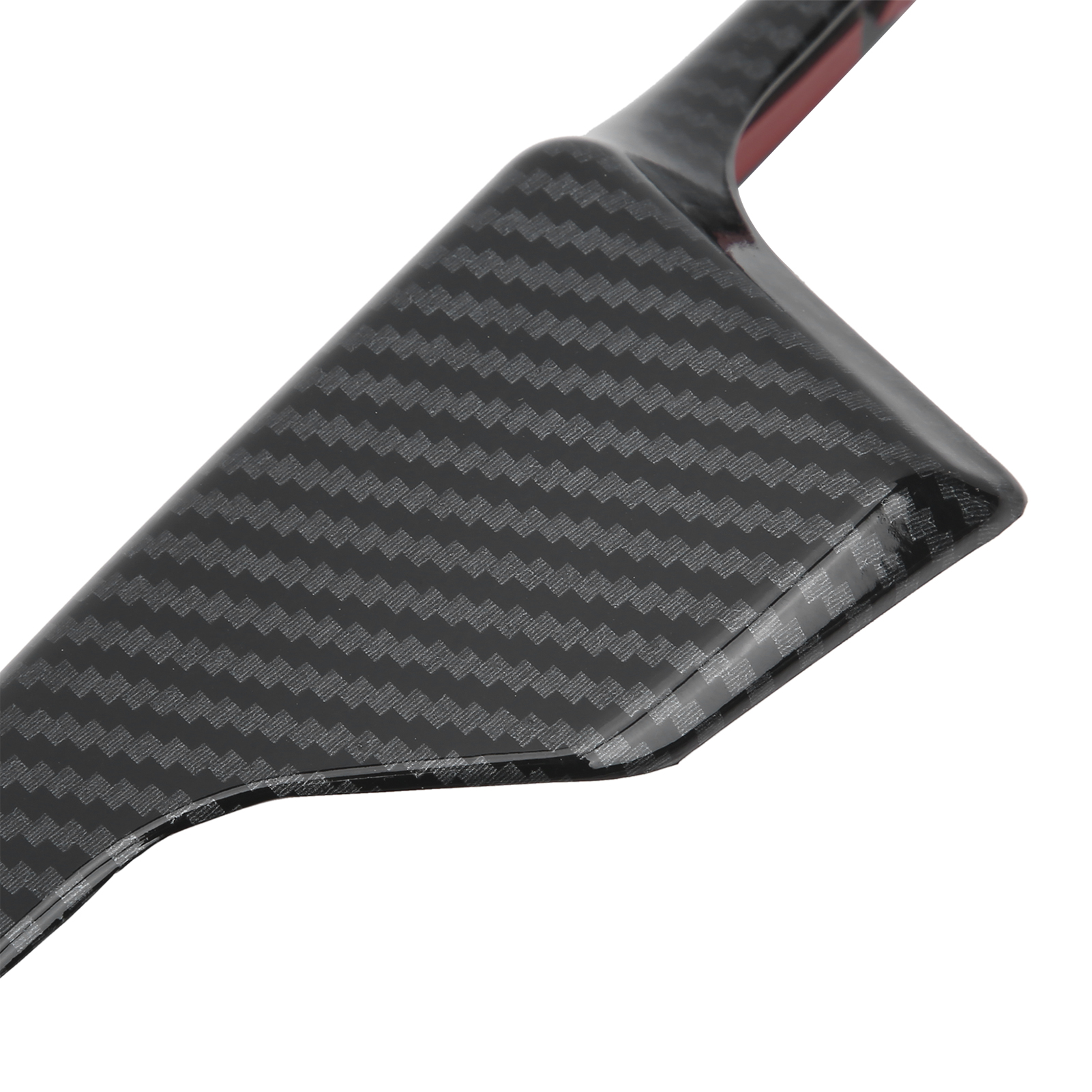 Ein Stück Matte Silberne Kohlefaser-zierleiste Für Die Schaltkulisse Eines Autos, Passend Für Honda Fit/jazz 14-18.