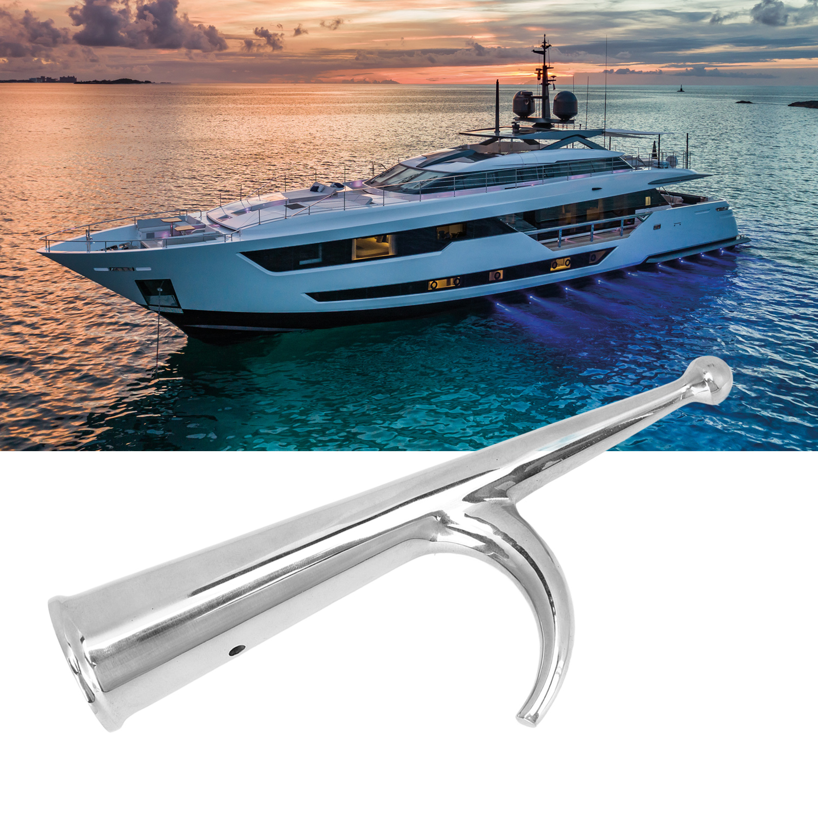 28 Mm Angelhaken Aus Edelstahl Und Yachtzubehör