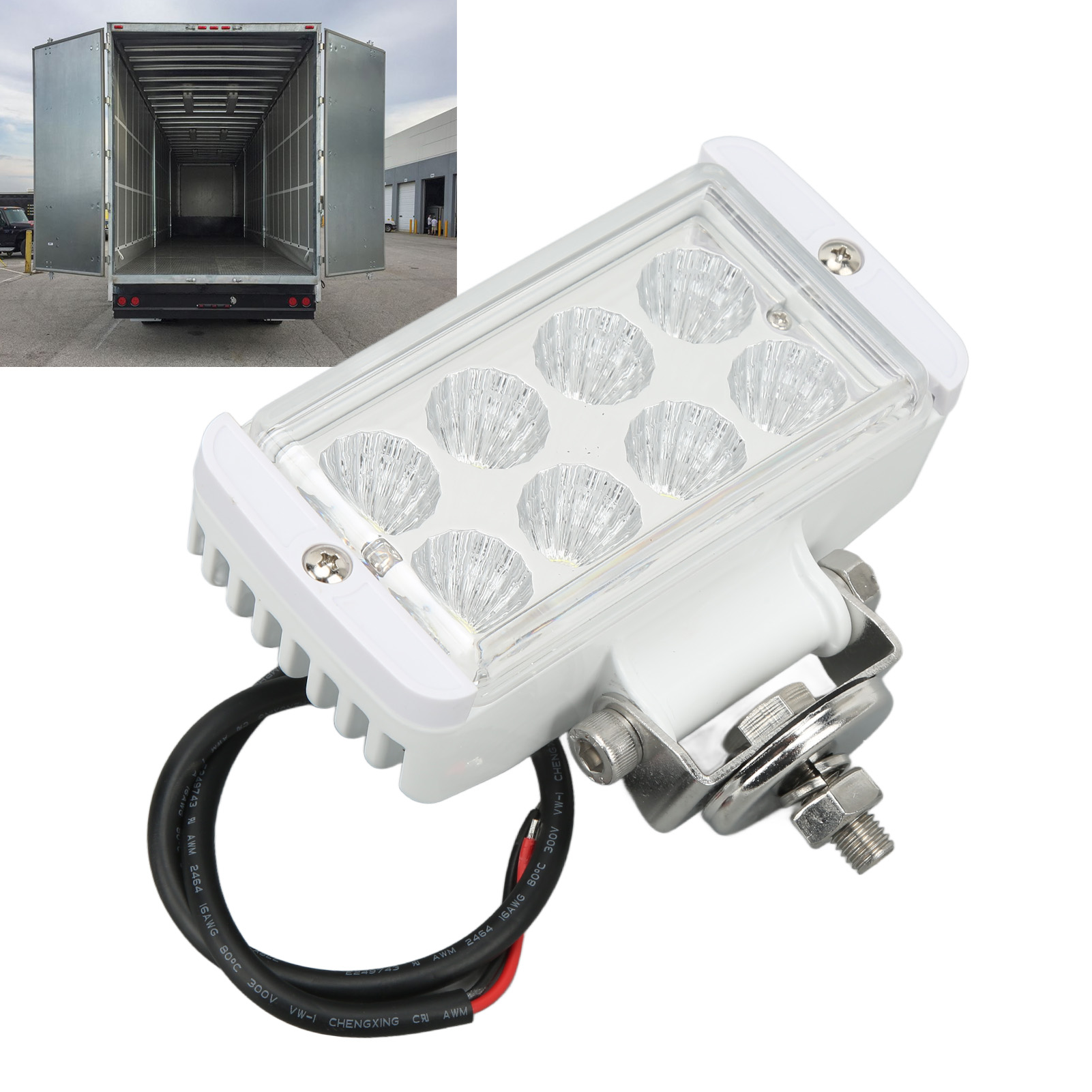 12v-24v 8led Aluminium-decken-/arbeitsleuchte Für Yachten (ih-wl-f8)