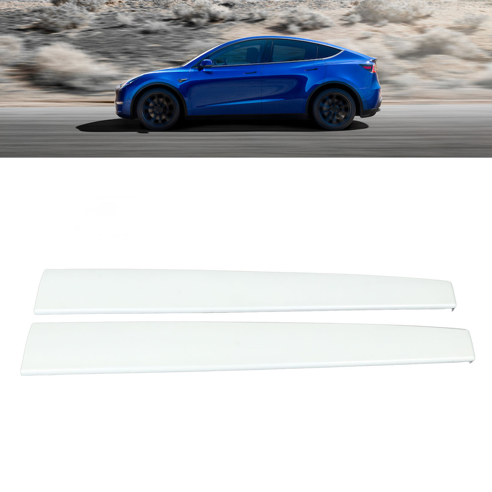 Armaturenbrett- Und Mittelkonsolenverkleidung Passend Für Tesla Model 3 Und Model Y 2020-2023 (übergroß), Weiß.