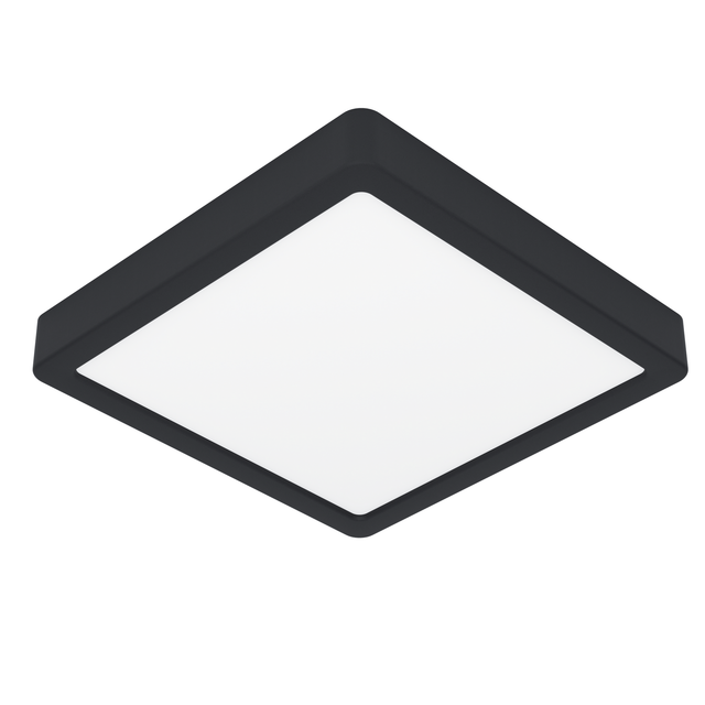 Led Deckenleuchte Fueva-6-Z schwarz 22 x 22 cm rgb dimmbar - Eglo