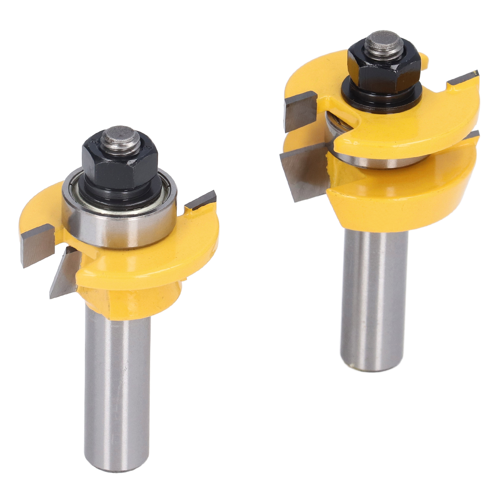 Set Mit 2 Shaker-türprofilfräsern, Hartmetall, 1/2-zoll-schaft, Holzbearbeitung