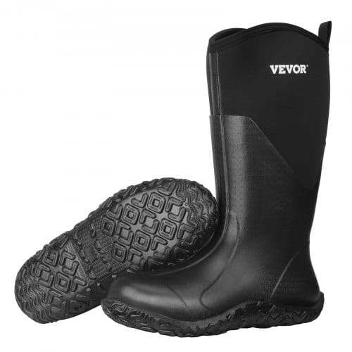 Gummistiefel, Schutzschuhe, Arbeitsschuhe Rutschfeste Stiefel, Isolierte Schlammstiefel, Arbeitsstiefel, Ideal Zum Wandern, Angeln, Oder Für Die Gartenarbeit, Größe 12 Us
