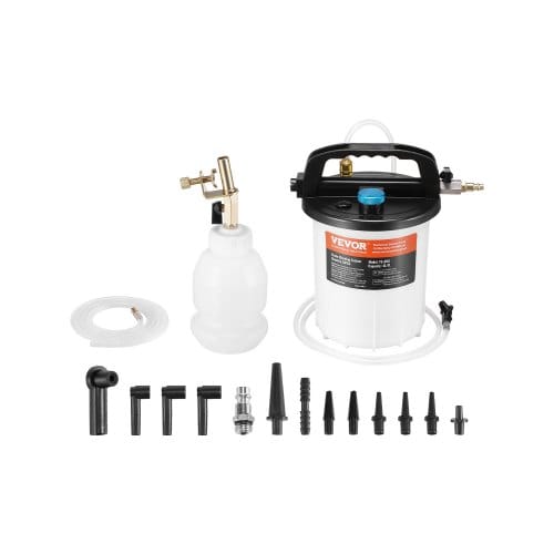 Bremsenentlüfter Set 3 L Bremsflüssigkeitsabsauger Mit 1 L Siphon-nachfüllflasche Und 13 Schlauchverbindern, Komplettes Bremsflüssigkeitsentlüfter Mit Verlängertem Silikonschlauch Und Griff