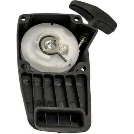 Schwarzer Seilzugstarter, Kompatibel Mit Makita Bhx2500 Ec025, Subaru Robin Eh025 Und Makita Bhx2500ca – Trimec-ersatzteile