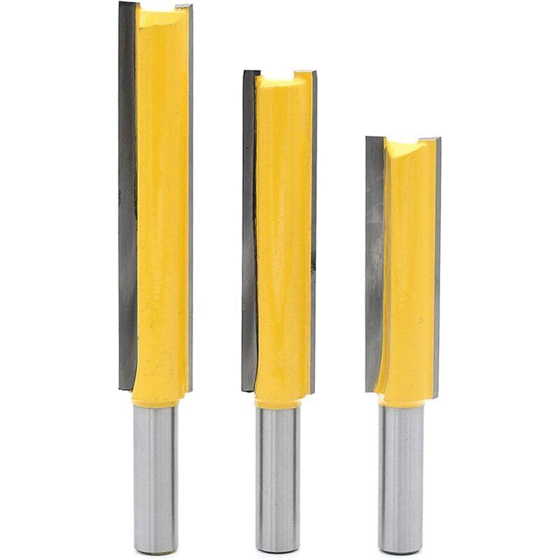 8-mm-nutfräser – 3er-set – Längen 50/63/76 Mm – Für Massivholz Und Mdf – Sauberer, Splitterfreier Schnitt