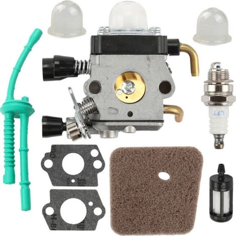 Sjqka – Vergaser Mit Luftfilter Und Zündkerze – 9-teiliges Set Für Stihl Fs38, Fs45, Fs46, Fs55, Km55 Und Fs85 Freischneider – Metall Und Kunststoff