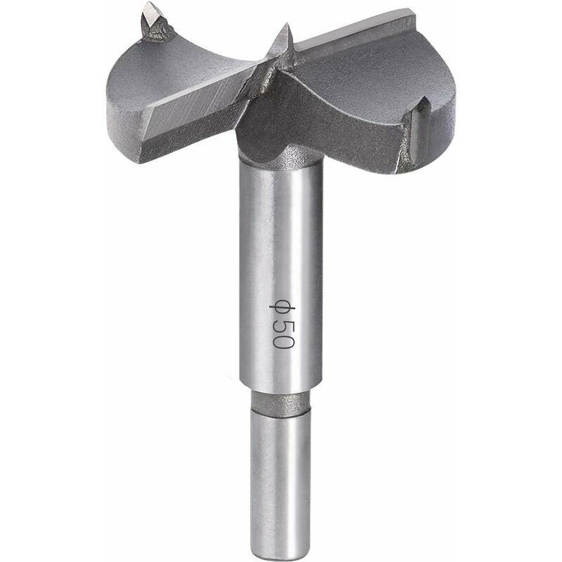 Holzfräser, 50 Mm Hartmetall-holzfräser, Zum Einbau Von Holzkugeltüren, Schubladen Und Sperrholz, Hilft Ihnen Schnell Dabei, Saubere Löcher Mit Flachem Boden In Holz Herzustellen.