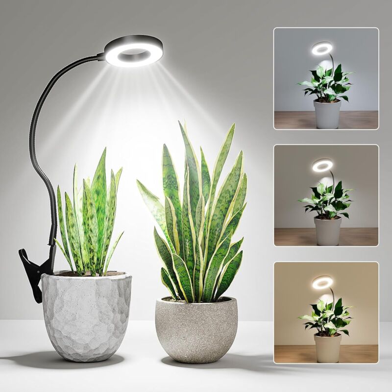 Vollspektrum-led-pflanzenlampe Mit Timer Und Einstellbarer Intensität, Usb-pflanzenlampe Für Den Innenbereich, Wachstumslampe Für Zimmerpflanzen