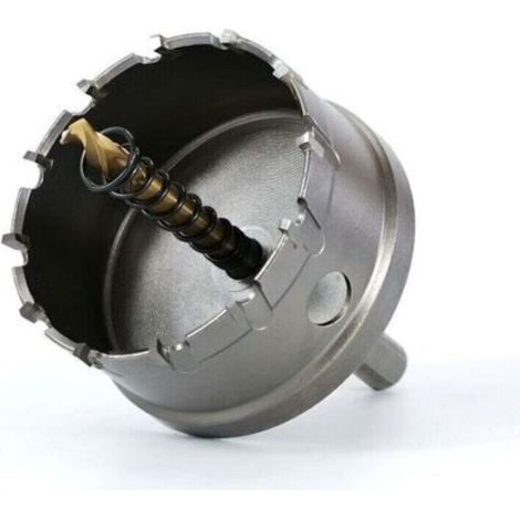 Bimetall-lochsäge, 80 Mm, Hartmetall, Industriequalität, Edelstahl, Schnellarbeitsstahl, Metalllegierung, Lochsäge Für Metall, Aluminiumlegierung, Kunststoff, Holz, Trimec