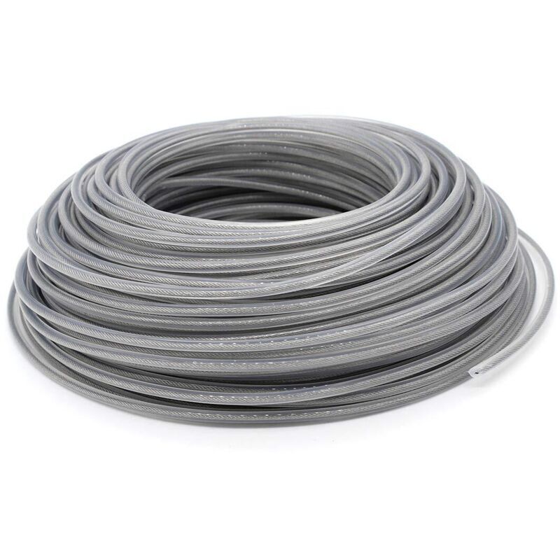 3,0 Mm Trimmerfaden – 70 M Länge – Nylon- Und Stahldraht – Kompatibel Mit 2/4-zoll-fadentrimmerköpfen