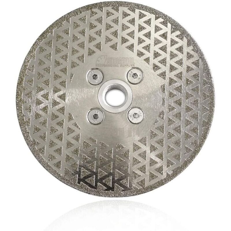 125-mm-diamantscheibe – Doppelseitig Galvanisierte Trennscheibe Zum Schneiden Von Stein, Marmor Und Granit – Für Trocken- Und Nassbearbeitung