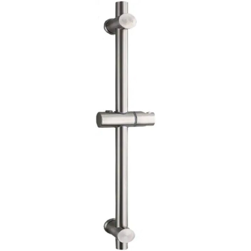 Duschstange Aus Edelstahl 304 – Höhenverstellbar Bis 660 Mm – 360° Drehbar – Korrosionsbeständige, Gebürstete Oberfläche