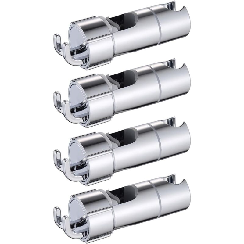 Set Mit 4 Duschkopfhalterungen, Lochabstand Von 18 Bis 25 Mm, Verstellbare Duschkopfhalterung, Duschkopfzubehörteile (sl)