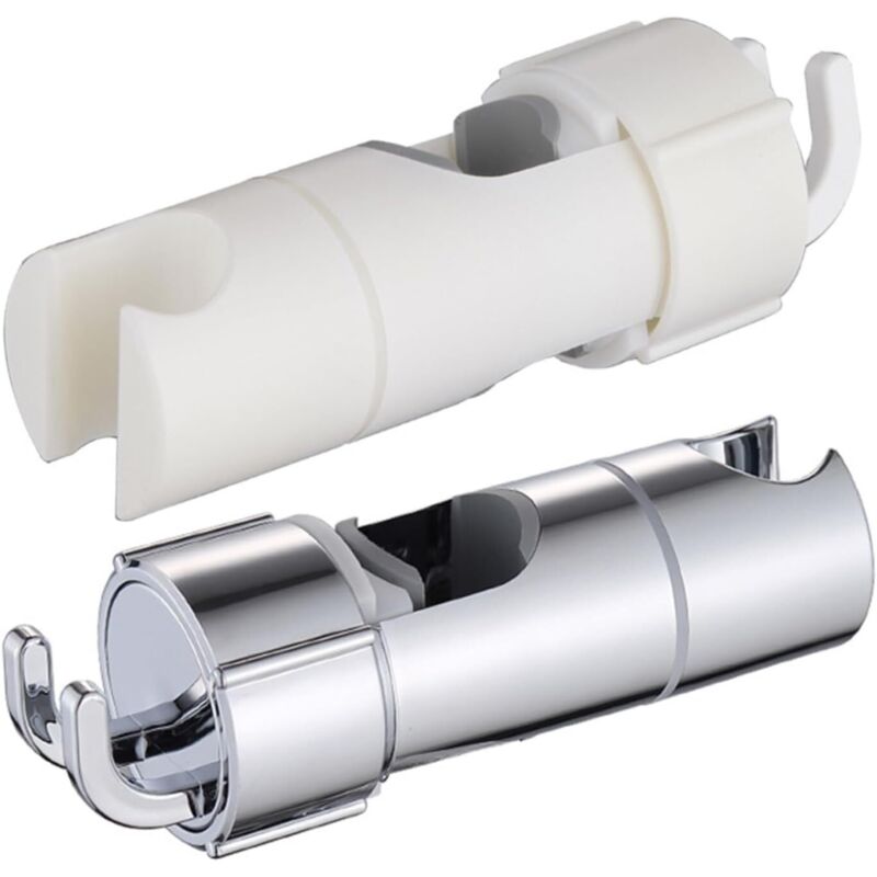 Set Mit 2 Duschkopfhaltern, Lochabstand Von 18 Bis 25 Mm, Verstellbarer Duschkopfhalter, Duschkopfzubehör (sl+wt)