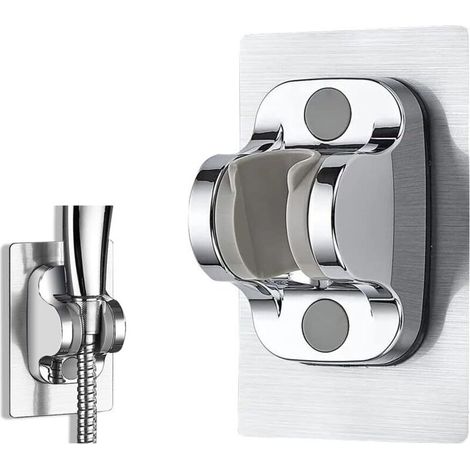 Duschhalterung, Handbrausehalterung Ohne Bohren, Wandhalterung Für Duschkopf, Universelle Verstellbare Duschkopfhalterung, Badezimmeraccessoire