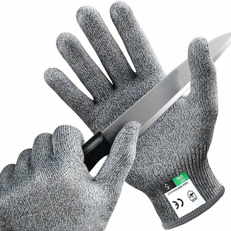 Schnittfeste Handschuhe, Größe M, Küchenhandschuhe Mit Schutzstufe 5, En 388-norm – Hervorragender Schutz Vor Alltäglichen Schnittverletzungen Bei Messerarbeiten, Küchengebrauch, Gartenarbeit Und Heim