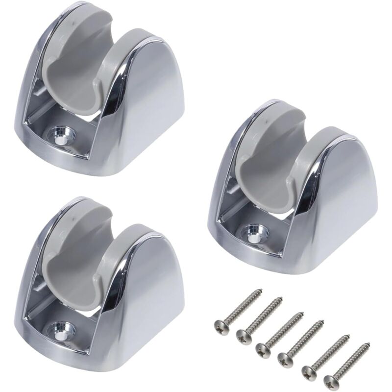 Set Mit 3 Duschkopfhaltern, Verstellbare, Wandmontierte Duschschlauchhalterung Mit Schrauben Für Badezimmer-bidet-sprühgerät
