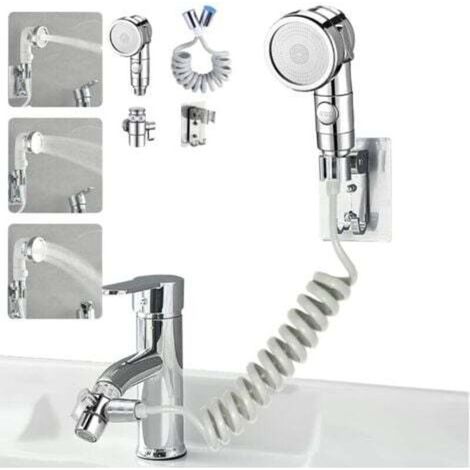 Verstellbarer Sprühkopf Für Wasserhähne, Ideal Zum Haarewaschen Und Geschirrspülen, Geeignet Für Waschbecken/ankleidekabinen/waschbecken, Wasserhahnverlängerung Für Waschbecken