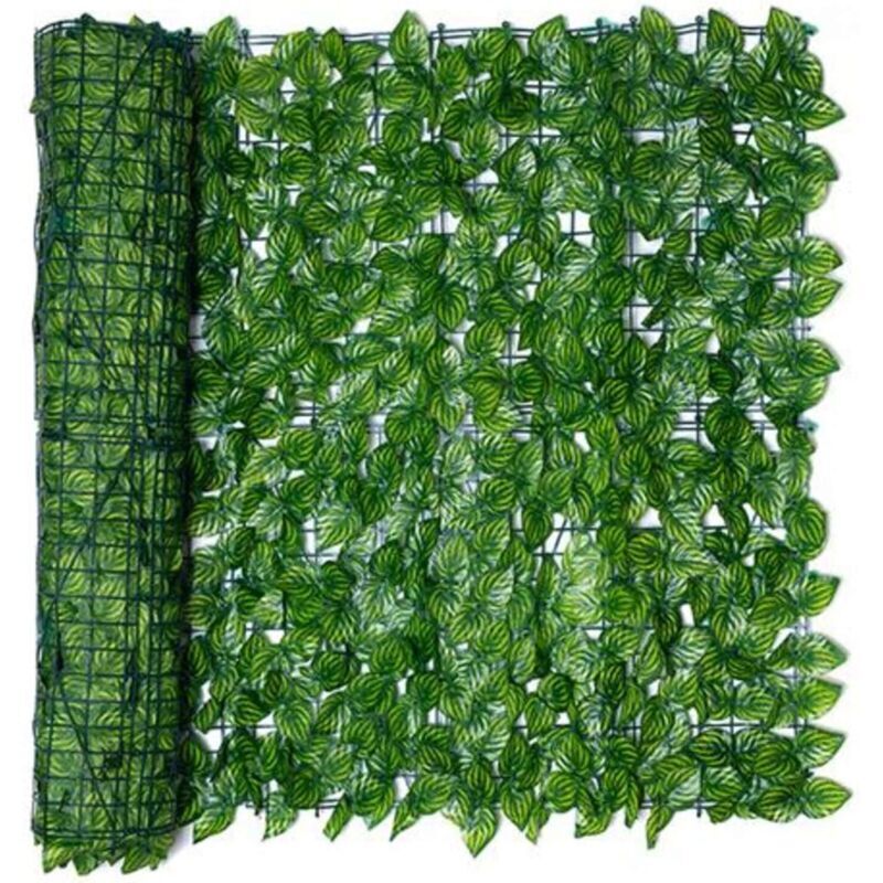Künstlicher Efeu-sichtschutz 0,5 M X 3 M – Sichtschutz Für Den Garten – Uv-beständig – Einfache Montage – Für Balkone Und Terrassen